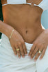 GOLDSTRIPE BAMBOO RING GOUD